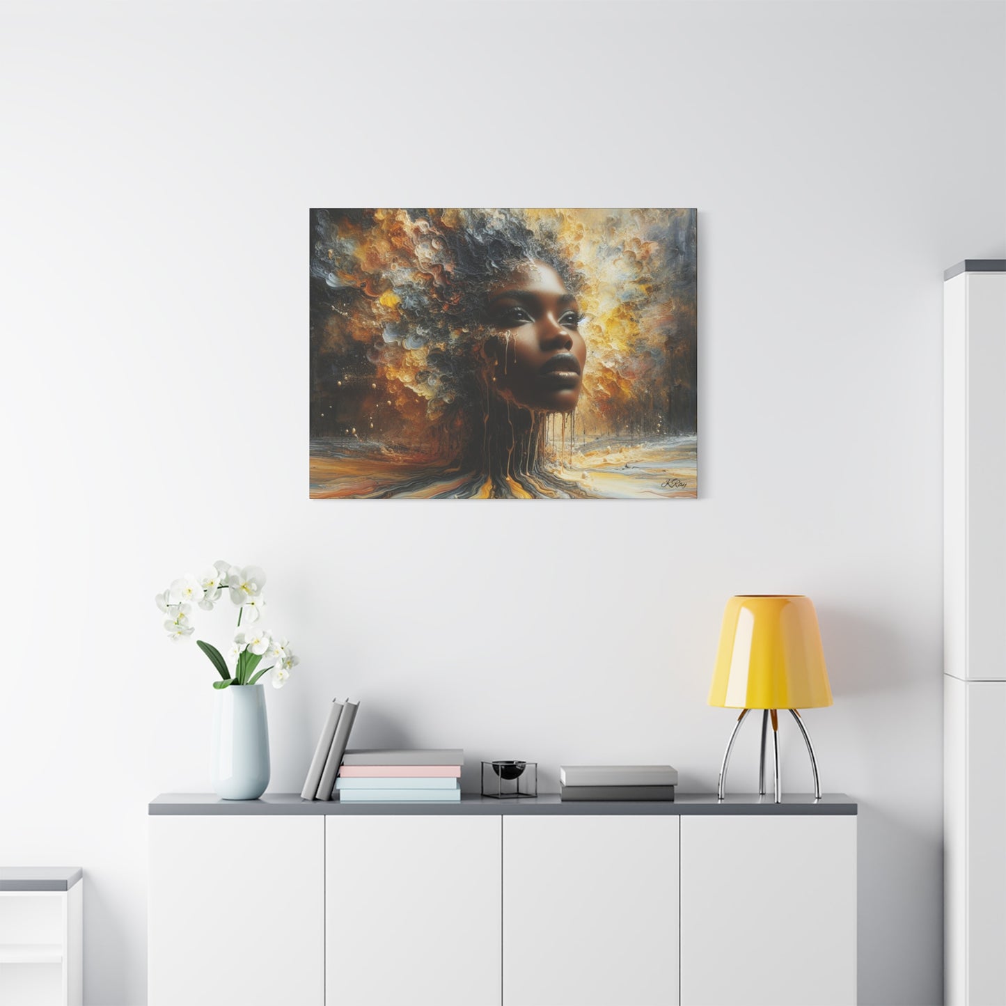 Matte Canvas, Stretched, 1.25" Drip