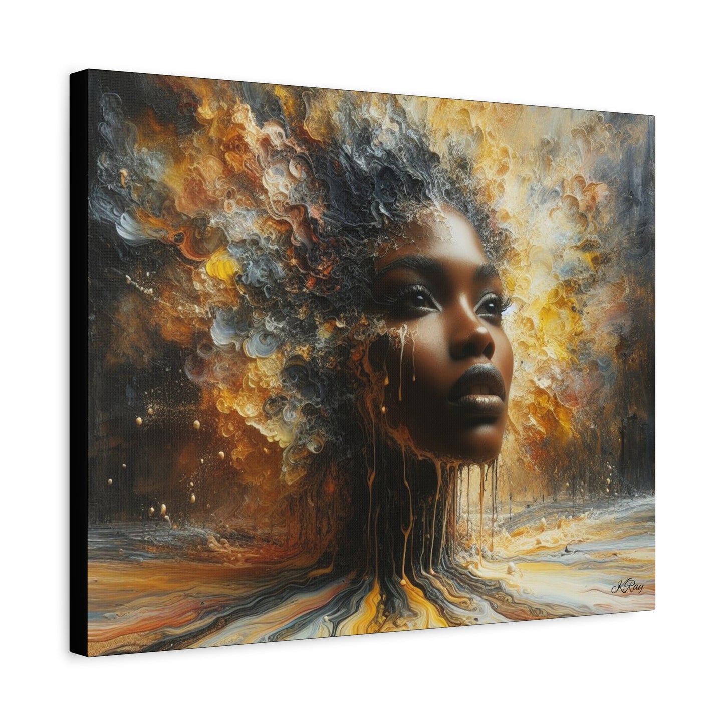 Matte Canvas, Stretched, 1.25" Drip