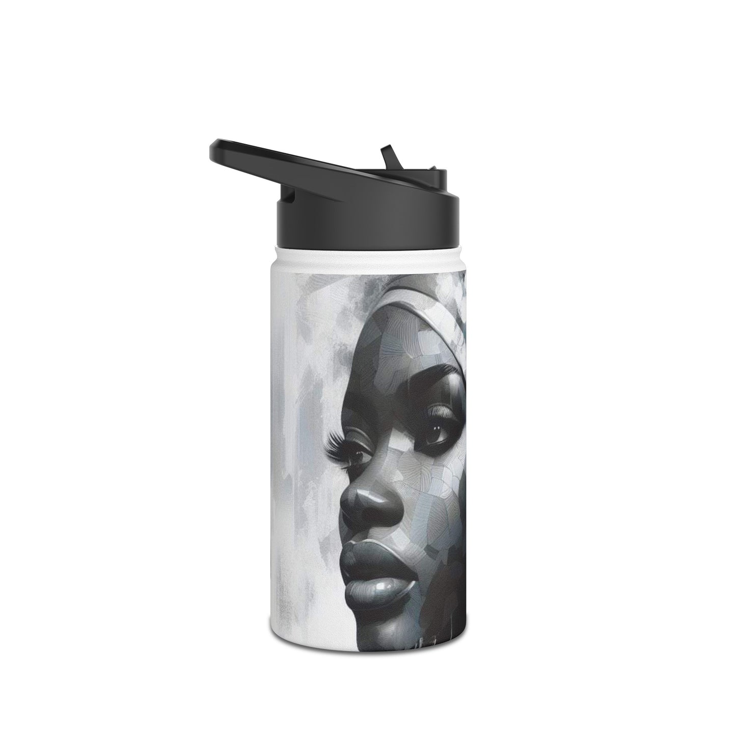 Focused Stainless Steel Water Bottle, Standard Lid