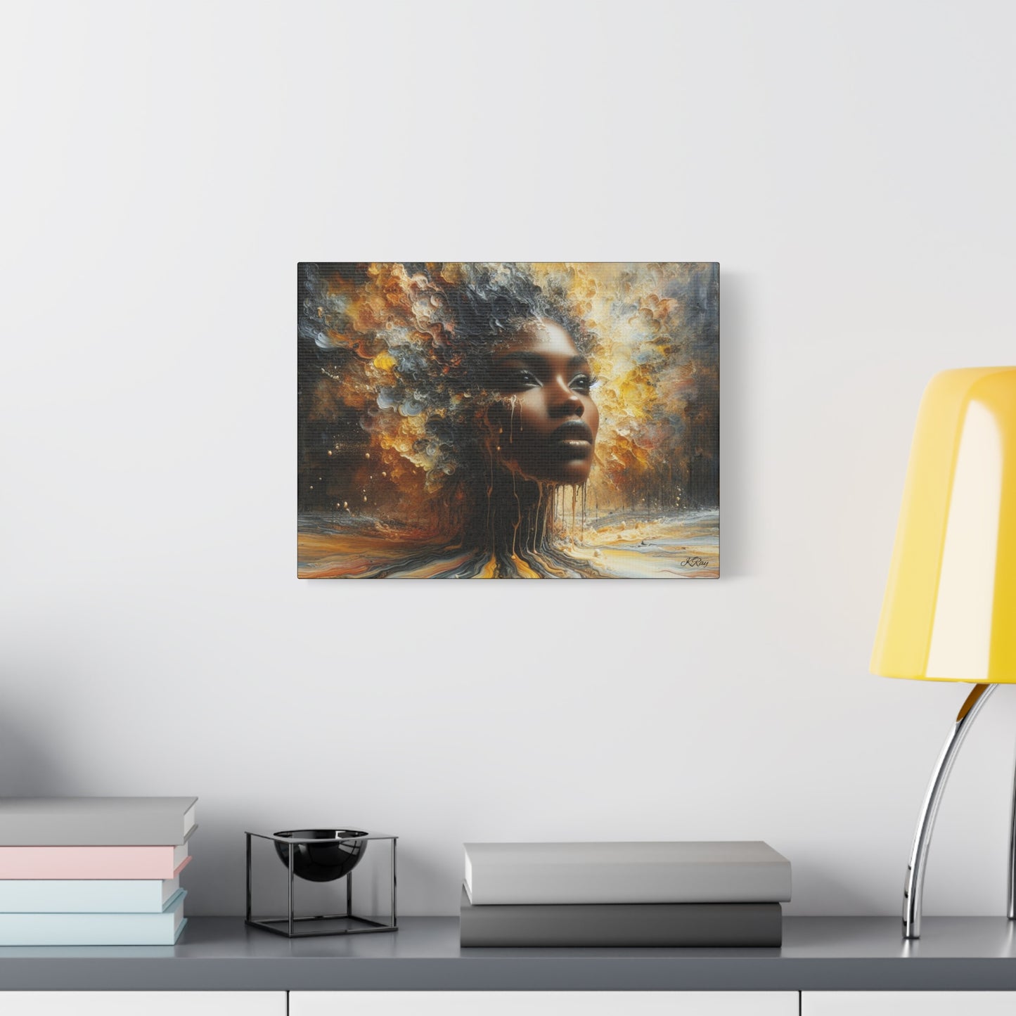 Matte Canvas, Stretched, 1.25" Drip