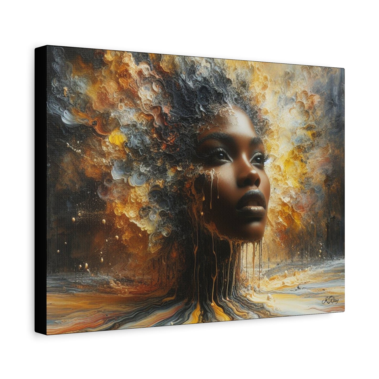 Matte Canvas, Stretched, 1.25" Drip