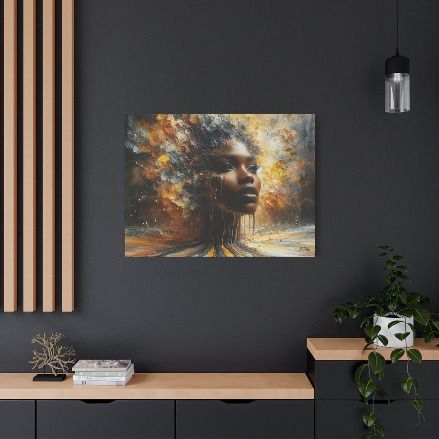Matte Canvas, Stretched, 1.25" Drip