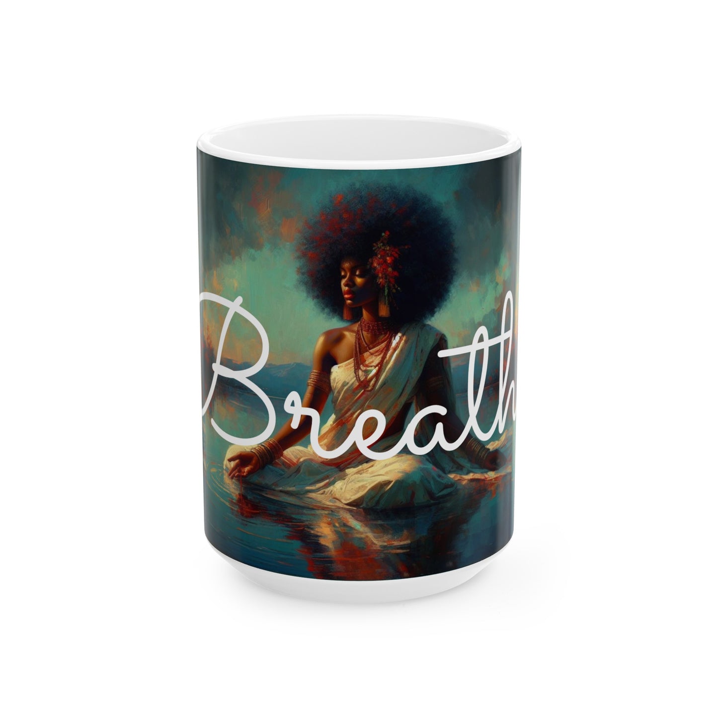 Breathe Ceramic Mug, (11oz, 15oz)