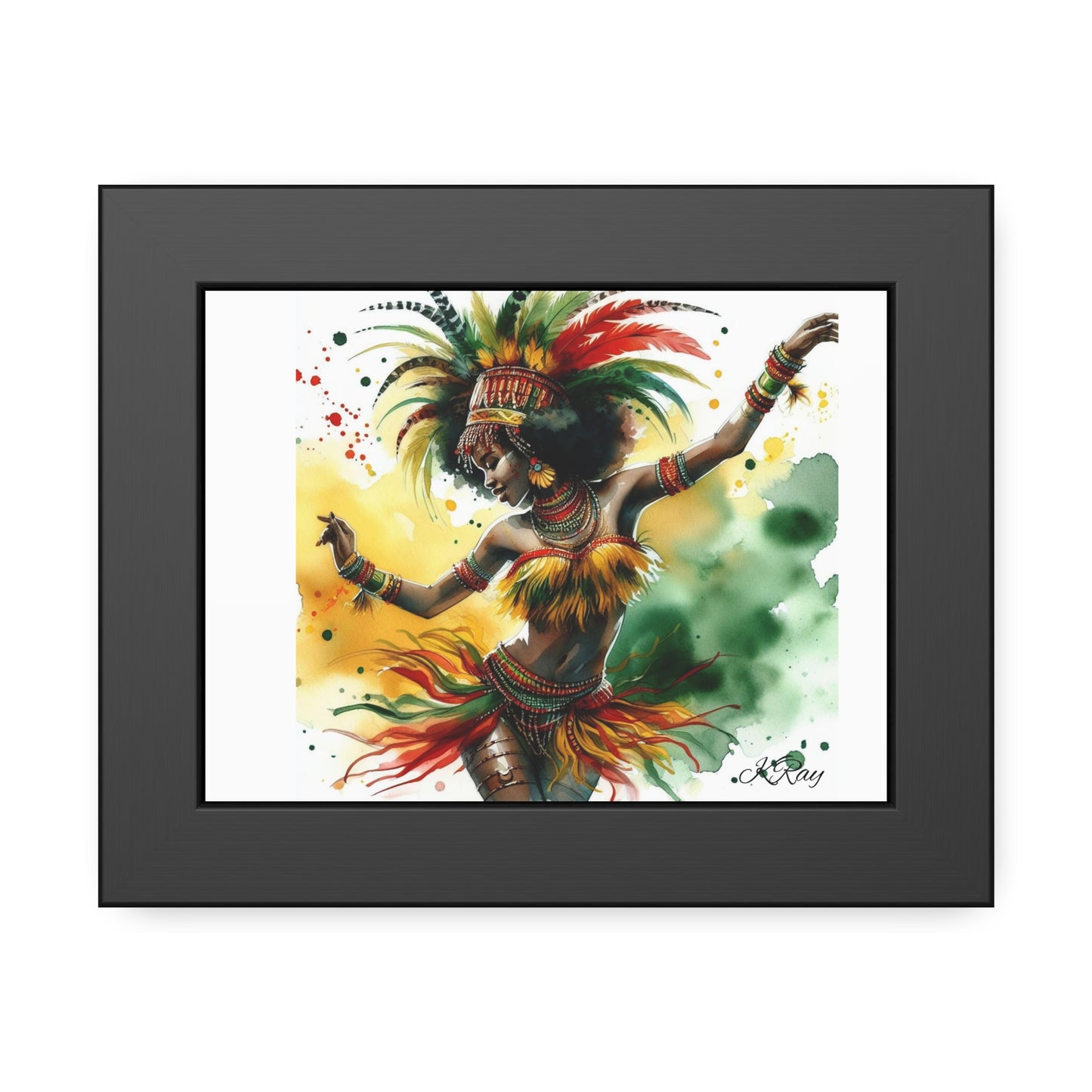 Dance in Color Framed Paper Posters