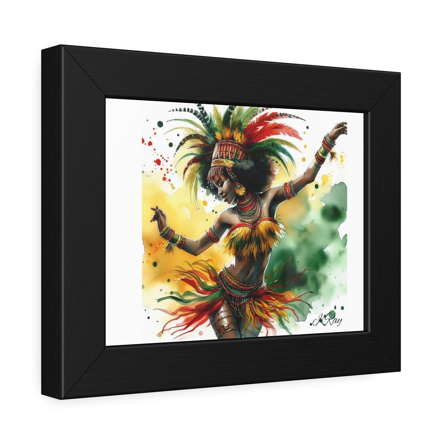 Dance in Color Framed Paper Posters