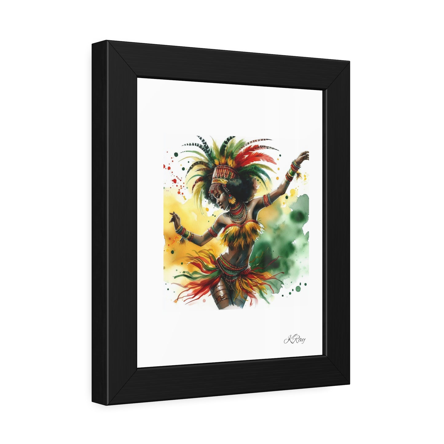 Dance in Color Framed Paper Posters